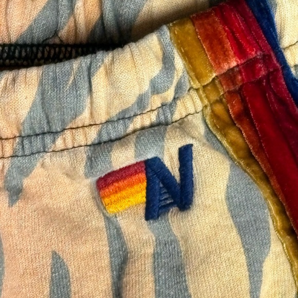 Aviator Nation Tiger Stripe Joggers Sweats Size XL - Picture 5 of 7